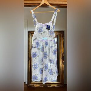 Yves Saint Laurent YSL brand new w tags floral apron, one size fits all